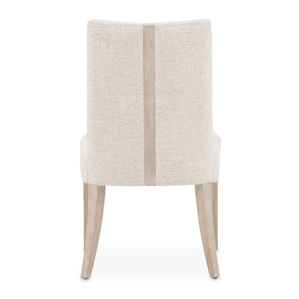 Michael Amini Lotus Bay Dining Side Chair - Sand - Set of 2 - Image 6