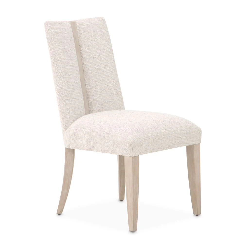Michael Amini Lotus Bay Dining Side Chair - Sand - Set of 2 - Image 9