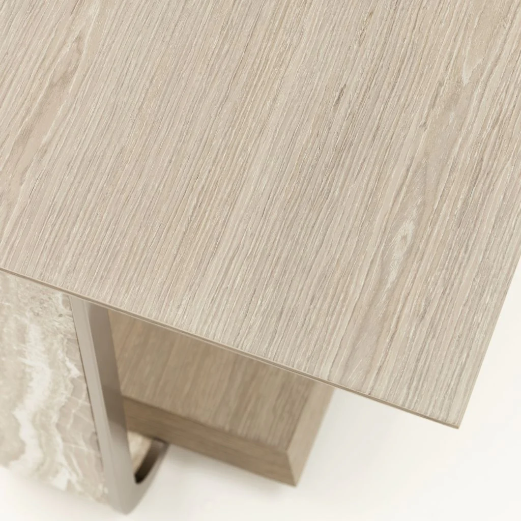 Michael Amini Lotus Bay End Table - Sand - Image 8