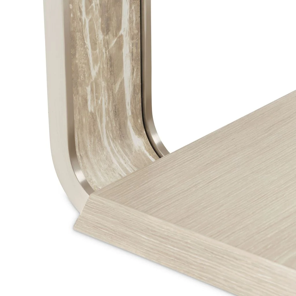 Michael Amini Lotus Bay End Table - Sand - Image 9