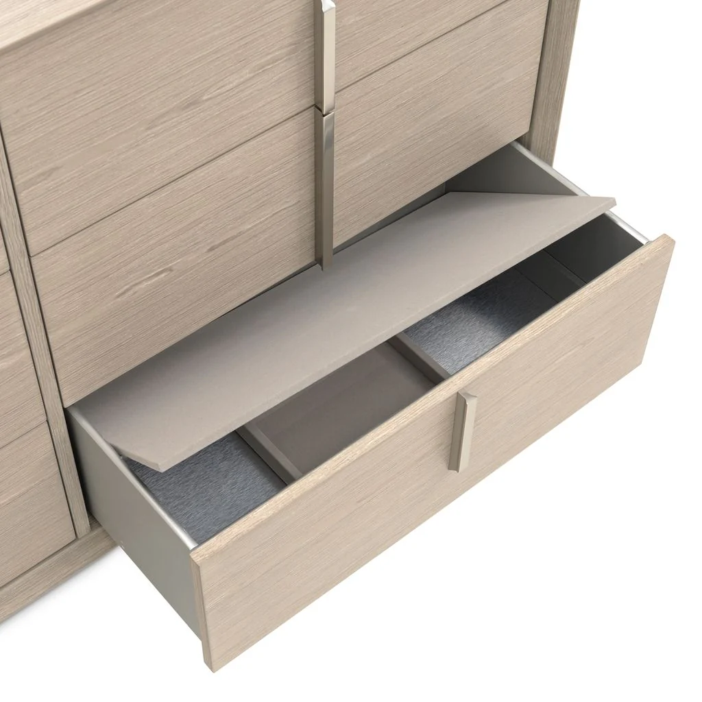 Michael Amini Lotus Bay Large Dresser - Sand - Image 11