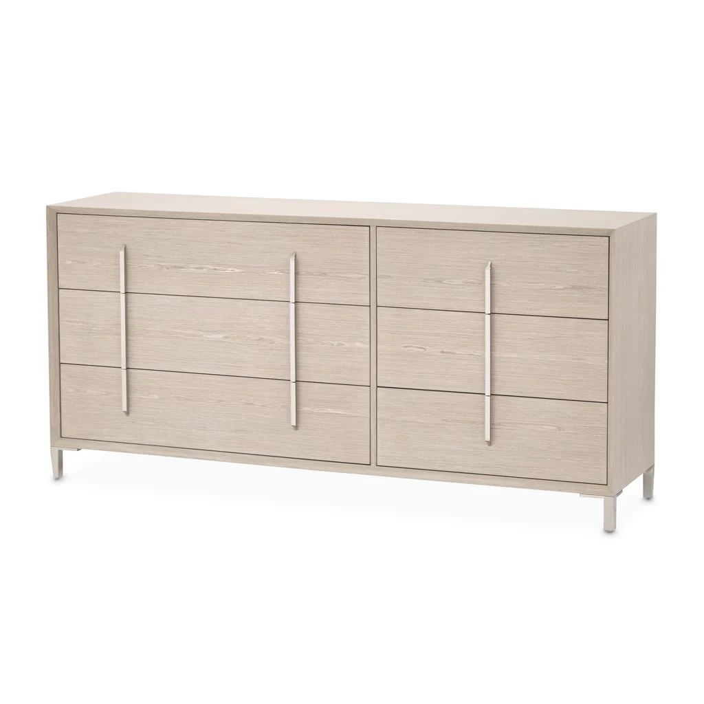 Michael Amini Lotus Bay Large Dresser - Sand - Image 2