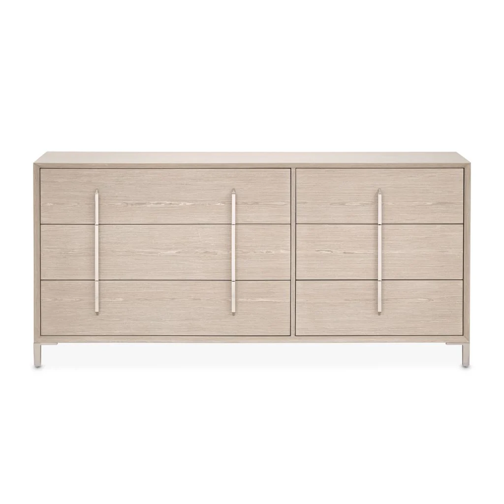 Michael Amini Lotus Bay Large Dresser - Sand - Image 3