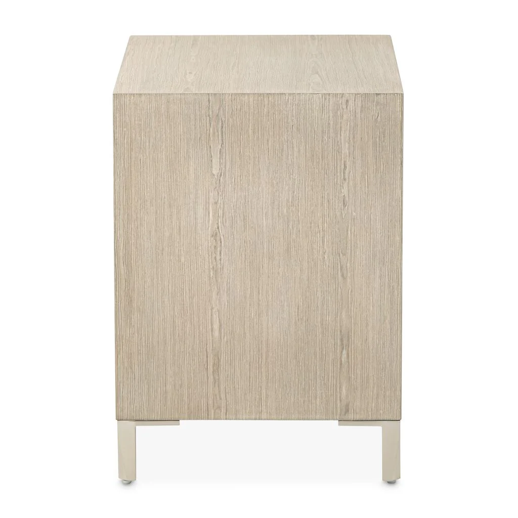 Michael Amini Lotus Bay Large Nightstand - Sand - Image 2