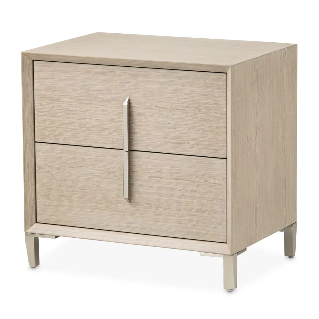 Michael Amini Lotus Bay Large Nightstand - Sand - Image 5