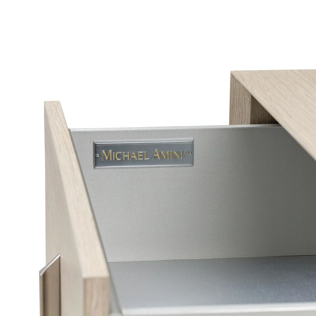 Michael Amini Lotus Bay Large Nightstand - Sand - Image 7