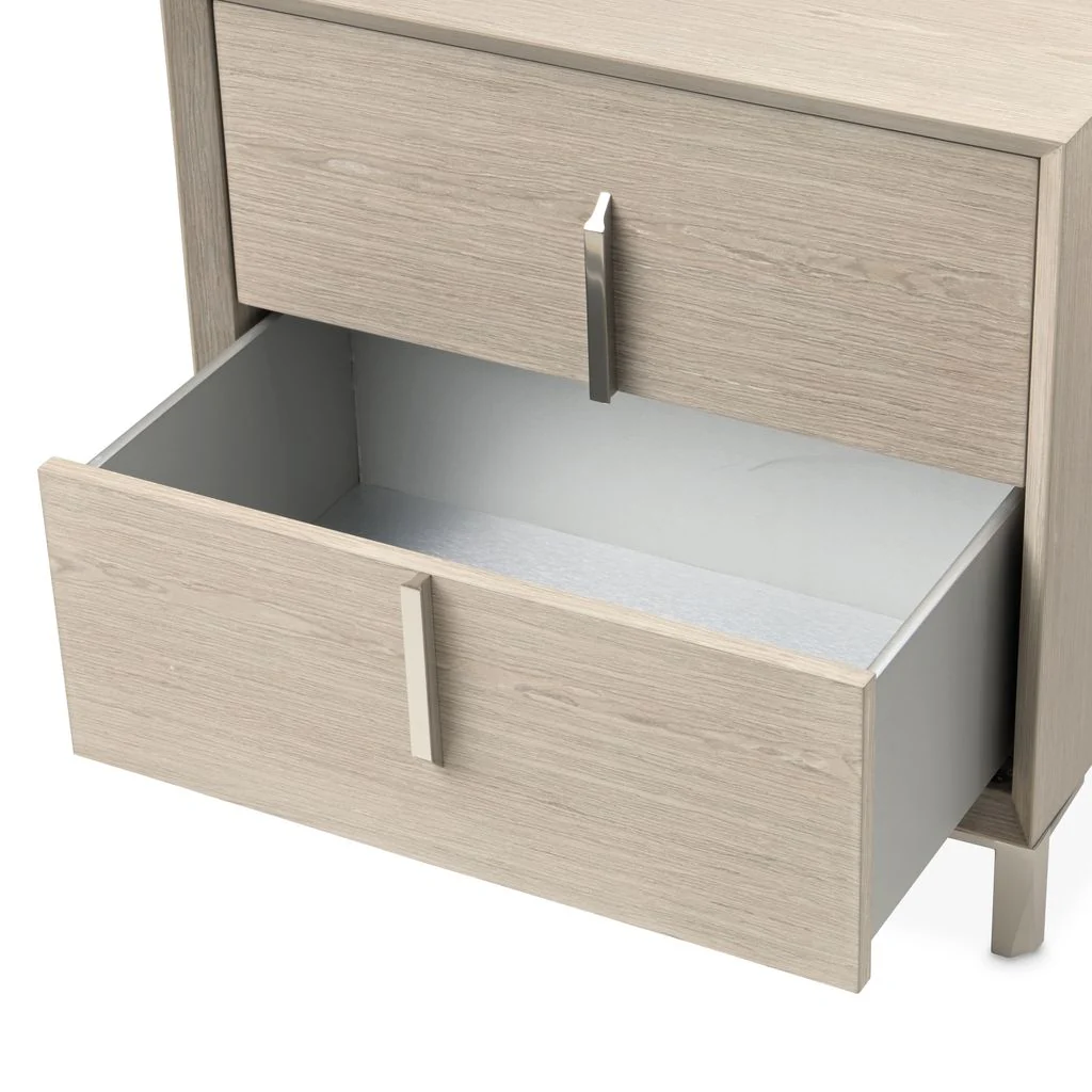 Michael Amini Lotus Bay Large Nightstand - Sand - Image 8