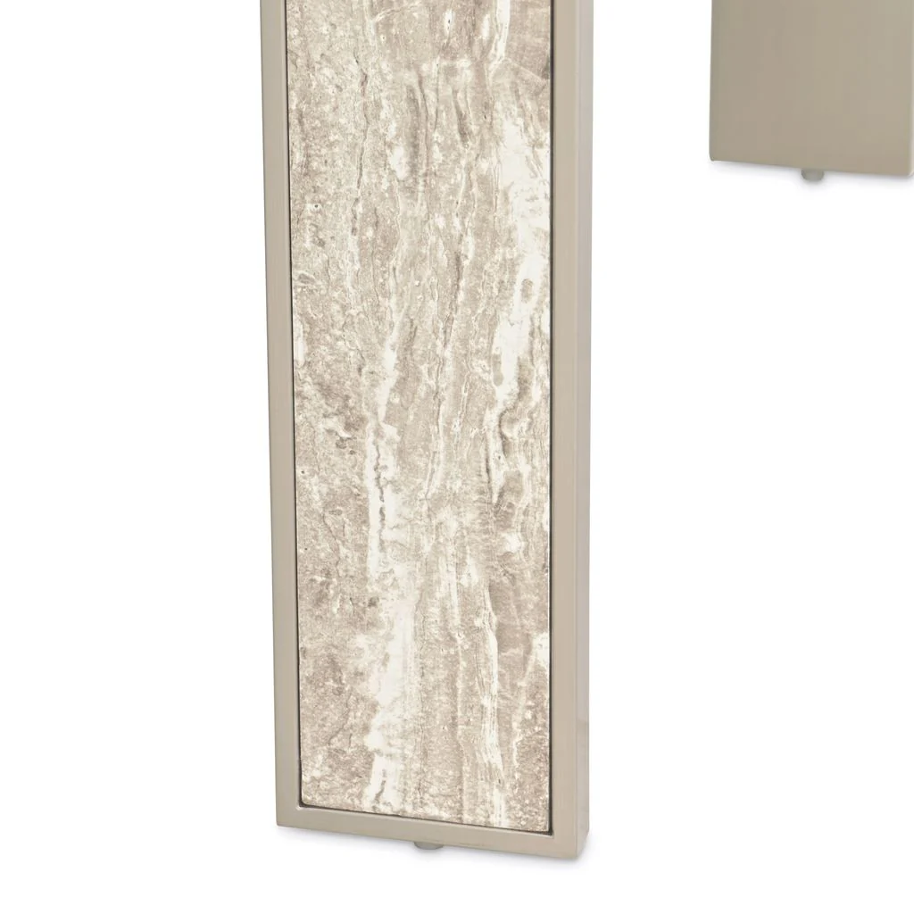 Michael Amini Lotus Bay Narrow Rectangular Dining Table - Sand - Image 9