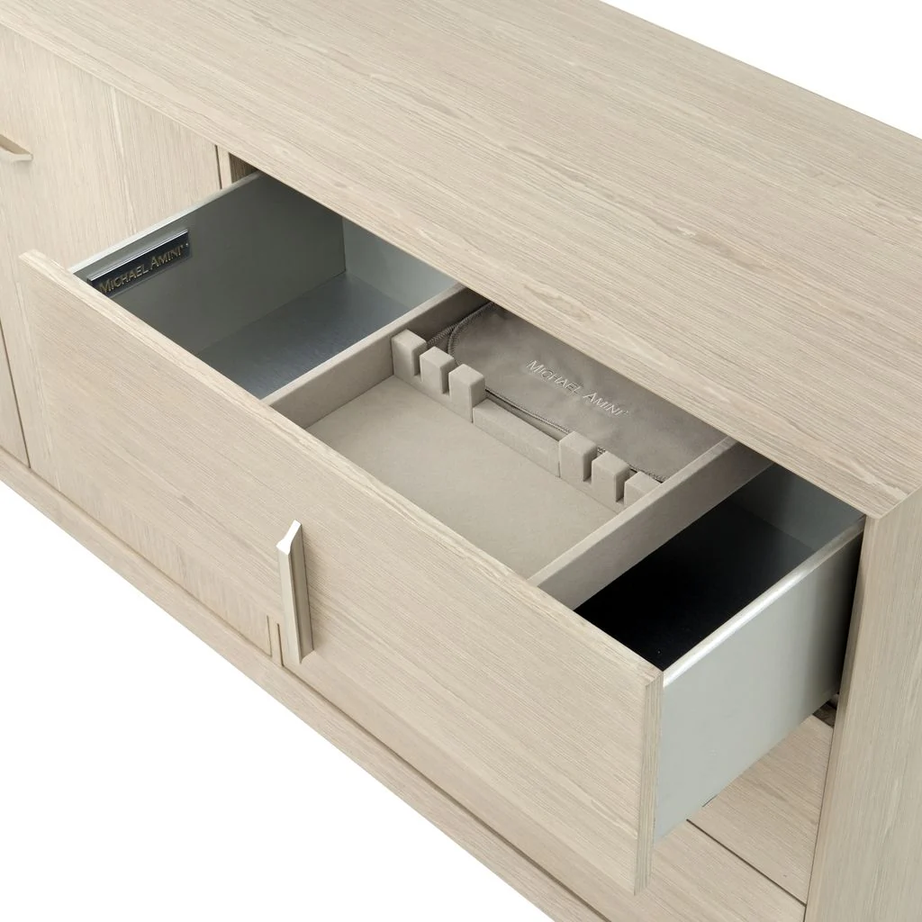 Michael Amini Lotus Bay Sideboard - Sand - Image 13