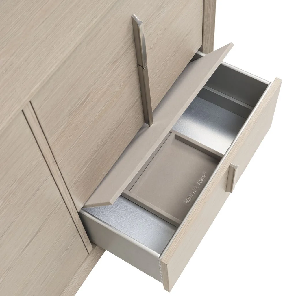 Michael Amini Lotus Bay Small Dresser - Sand - Image 10