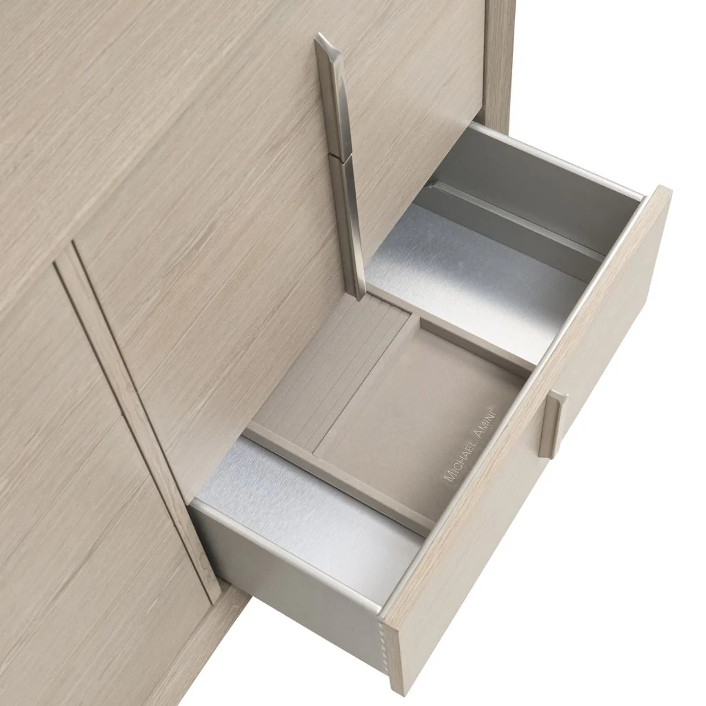 Michael Amini Lotus Bay Small Dresser - Sand - Image 11