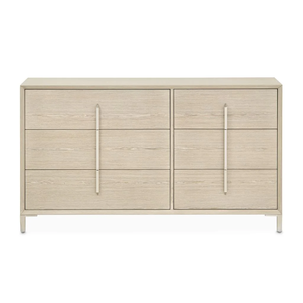 Michael Amini Lotus Bay Small Dresser - Sand - Image 2
