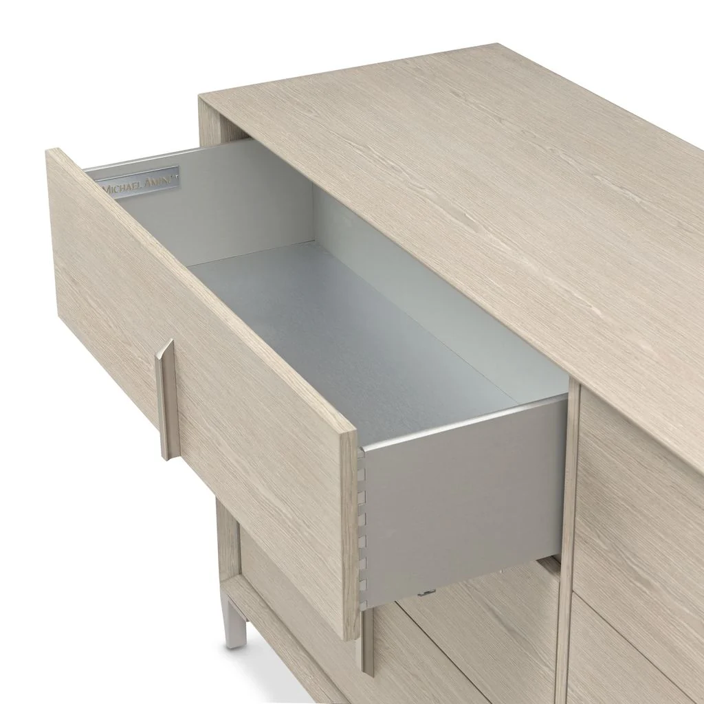 Michael Amini Lotus Bay Small Dresser - Sand - Image 4