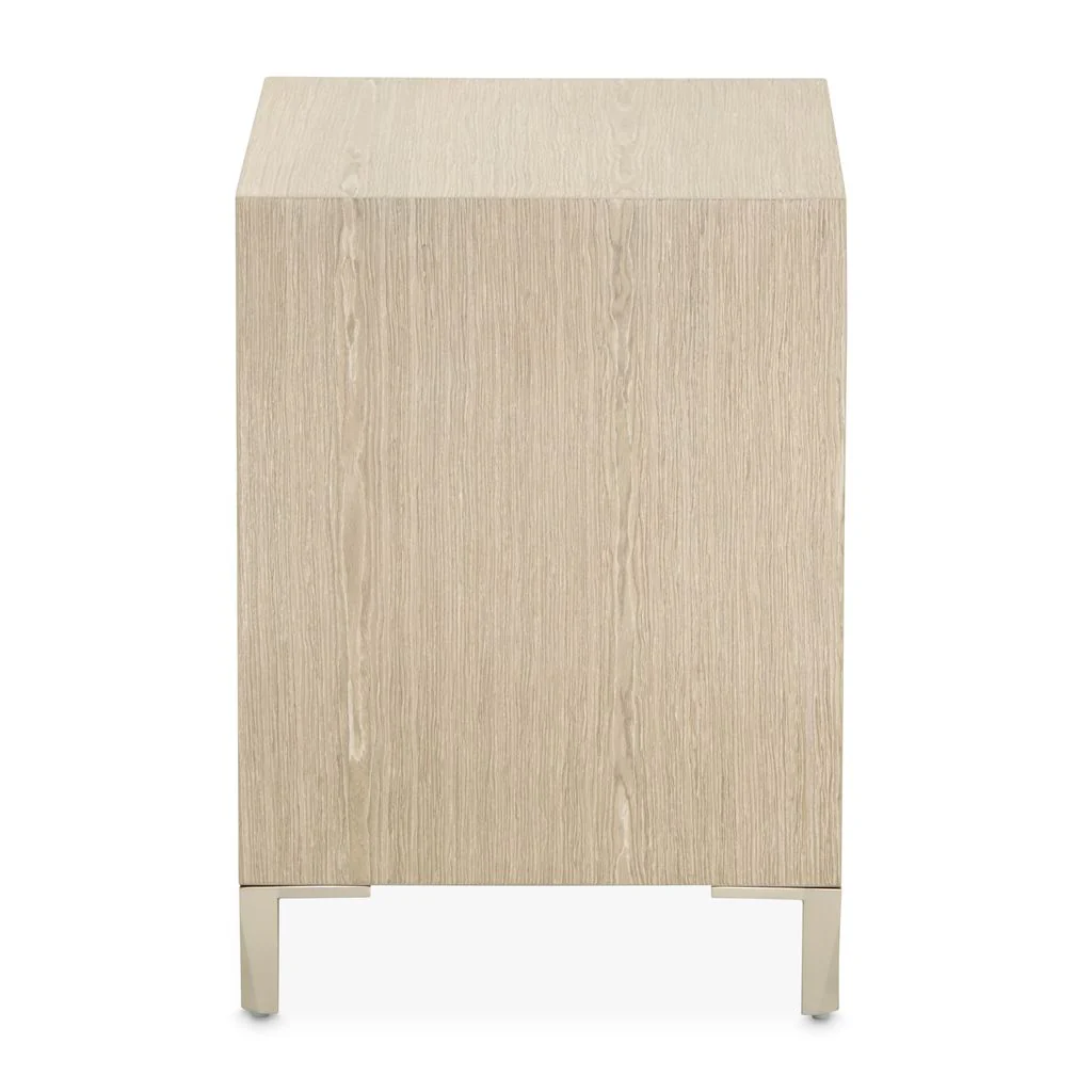 Michael Amini Lotus Bay Small Nightstand - Sand - Image 2