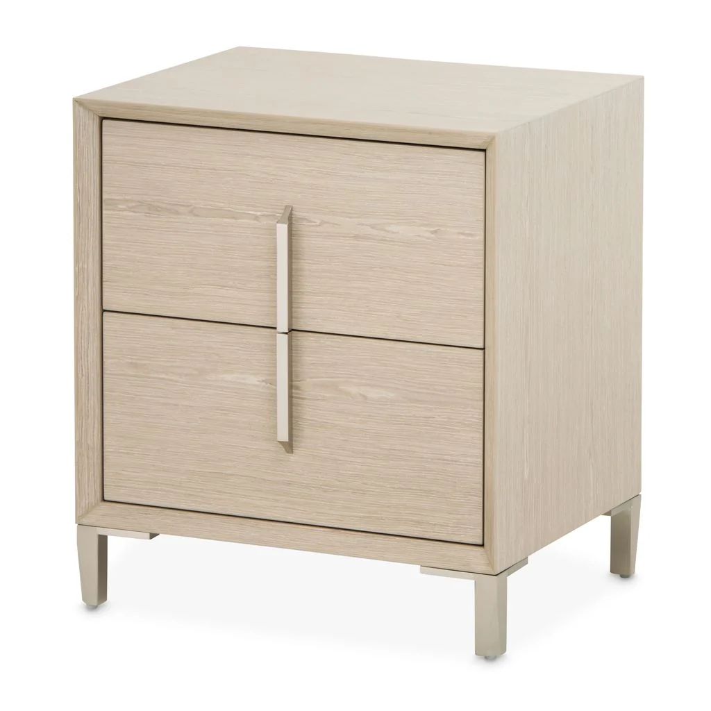 Michael Amini Lotus Bay Small Nightstand - Sand - Image 4