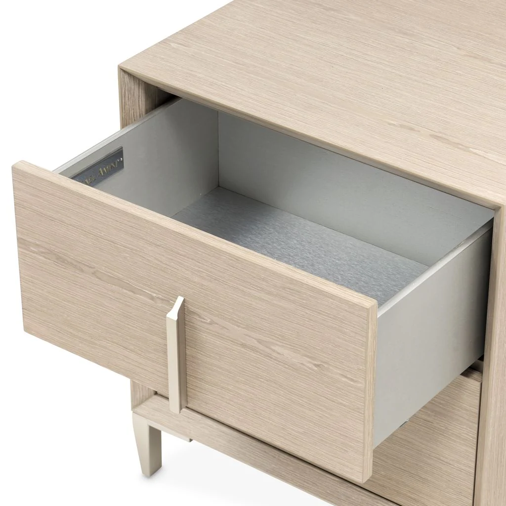 Michael Amini Lotus Bay Small Nightstand - Sand - Image 5