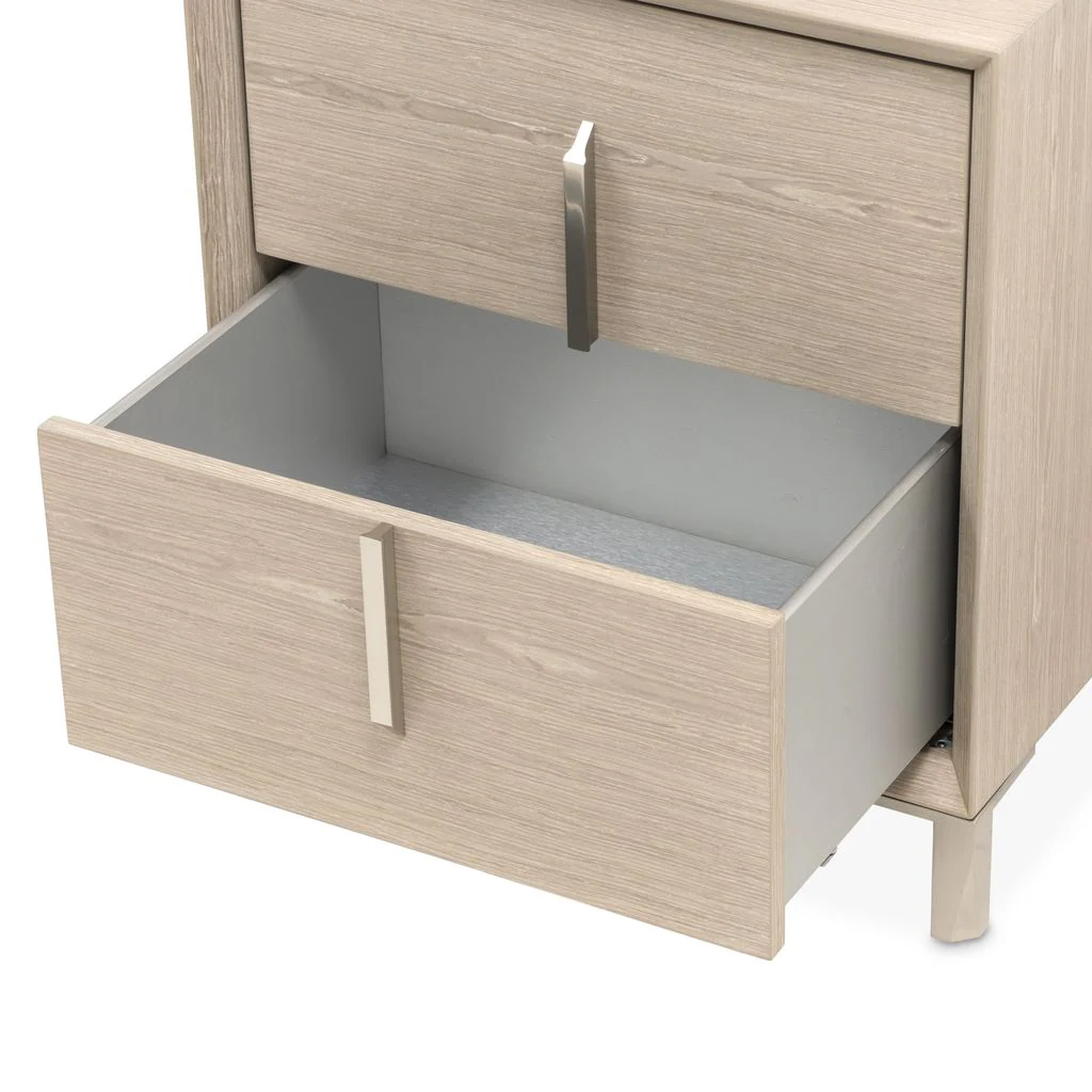 Michael Amini Lotus Bay Small Nightstand - Sand - Image 6