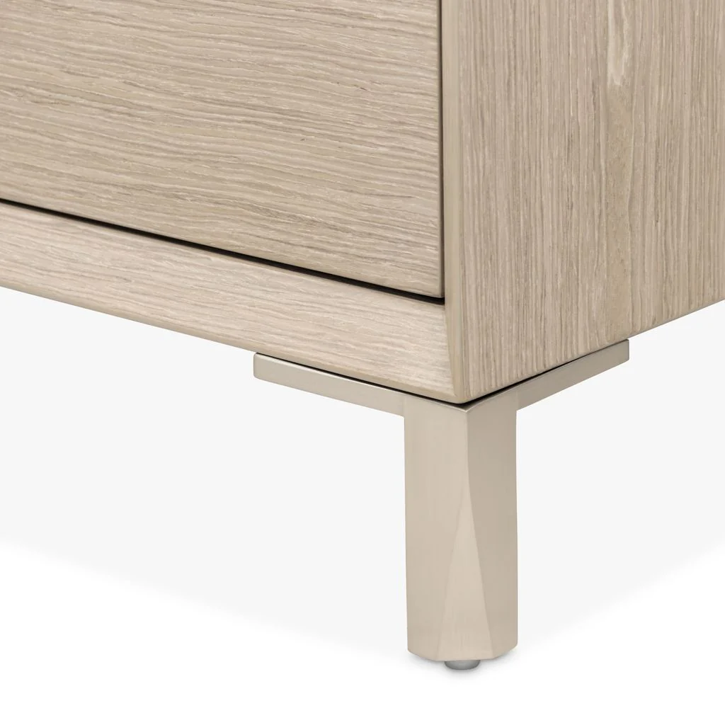 Michael Amini Lotus Bay Small Nightstand - Sand - Image 8