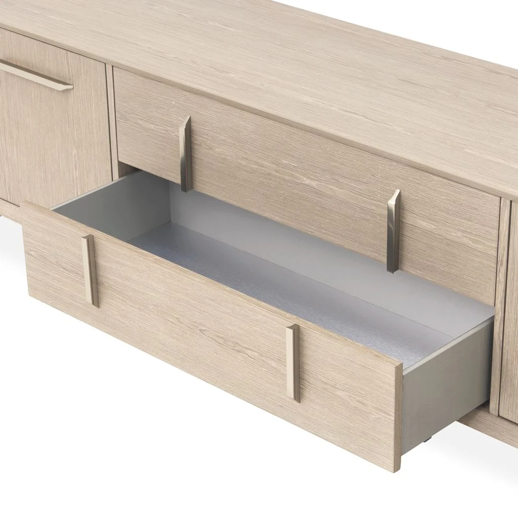 Michael Amini Lotus Bay TV Console - Sand - Image 15
