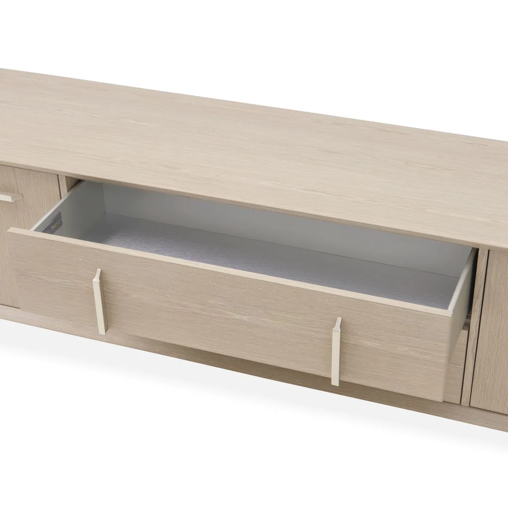 Michael Amini Lotus Bay TV Console - Sand - Image 17