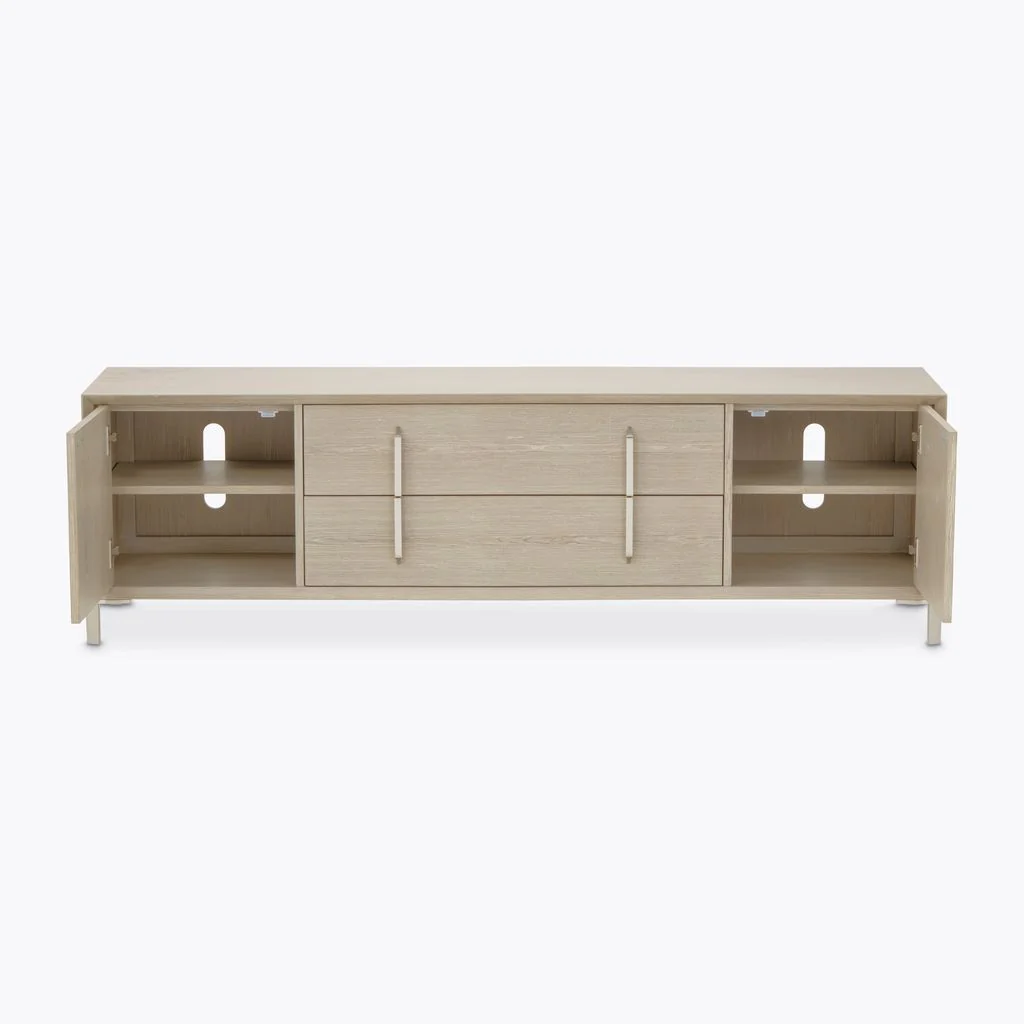 Michael Amini Lotus Bay TV Console - Sand - Image 3