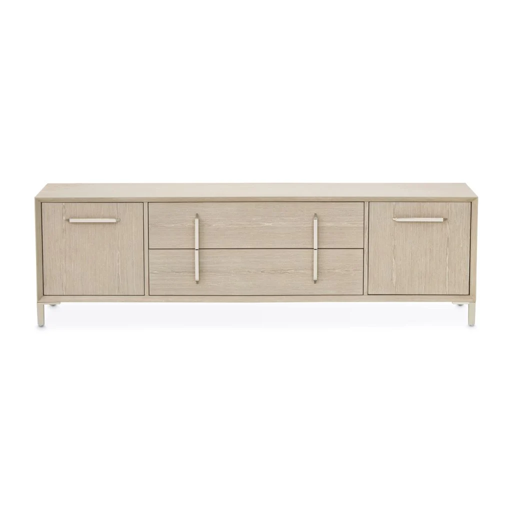 Michael Amini Lotus Bay TV Console - Sand - Image 4