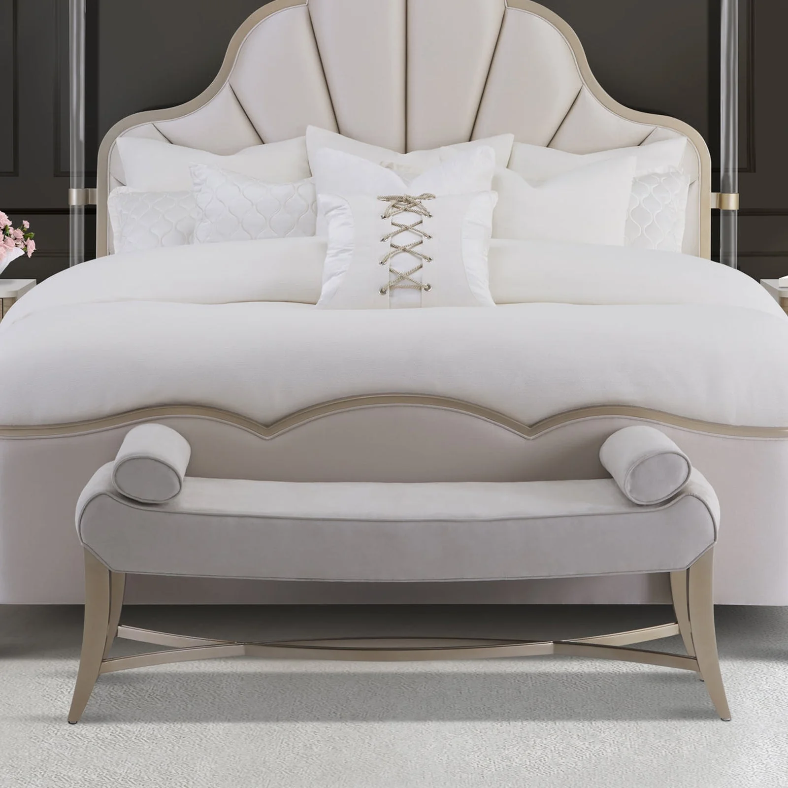 Michael Amini Malibu Crest Bench - Image 2