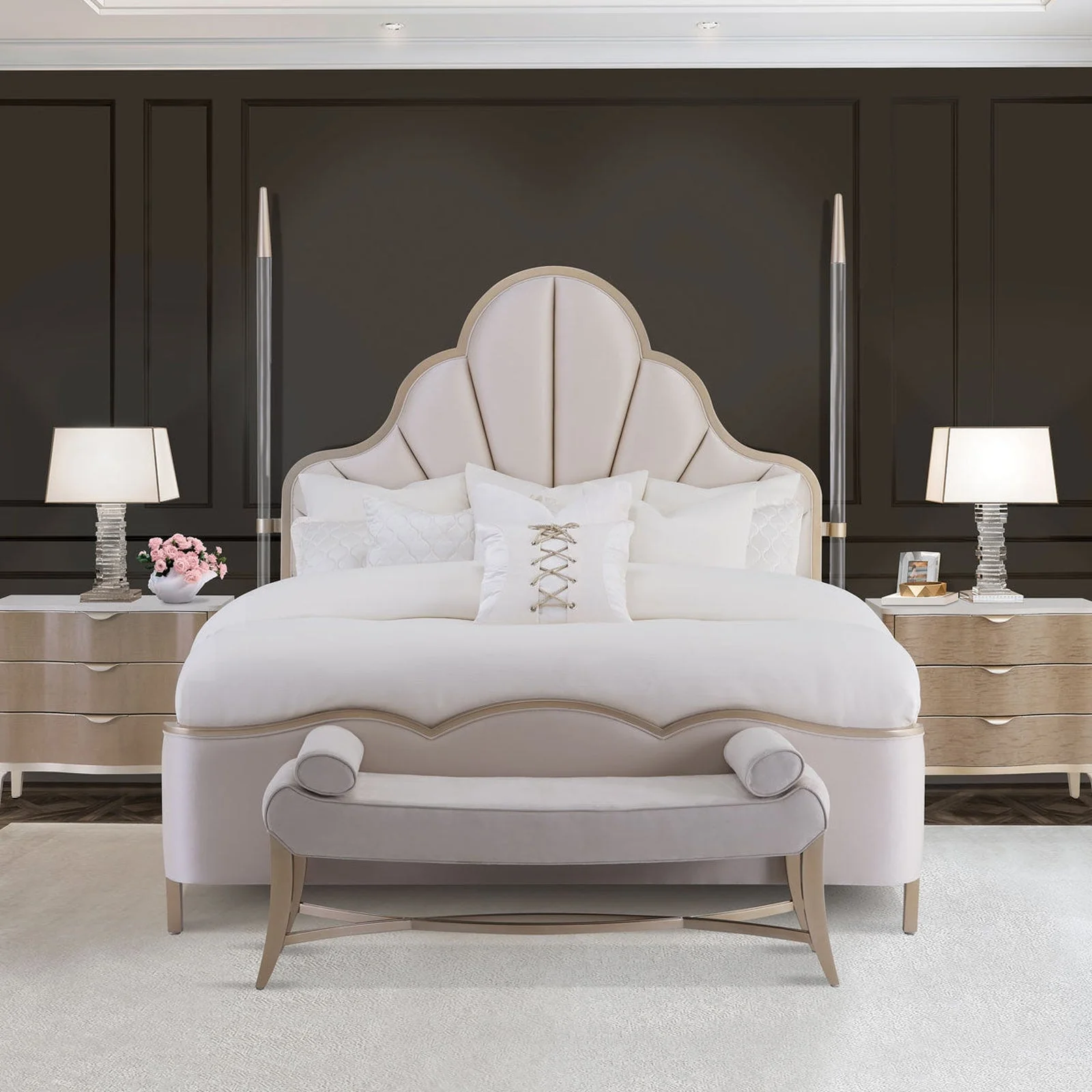 Michael Amini Malibu Crest Bench - Image 3