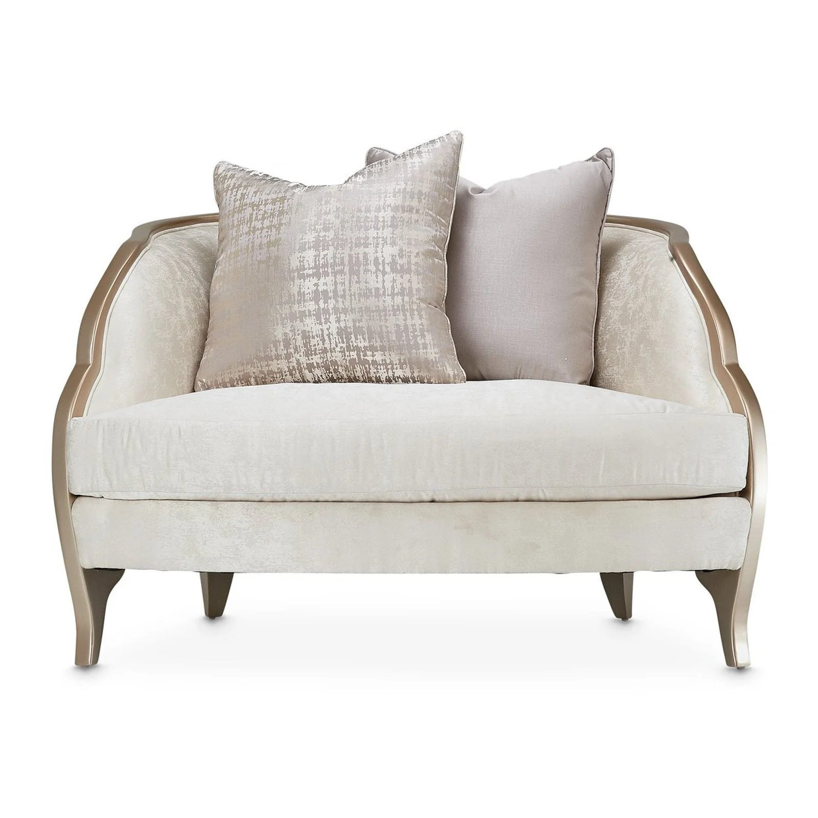 Michael Amini Malibu Crest & Half Accent Chair - Image 5