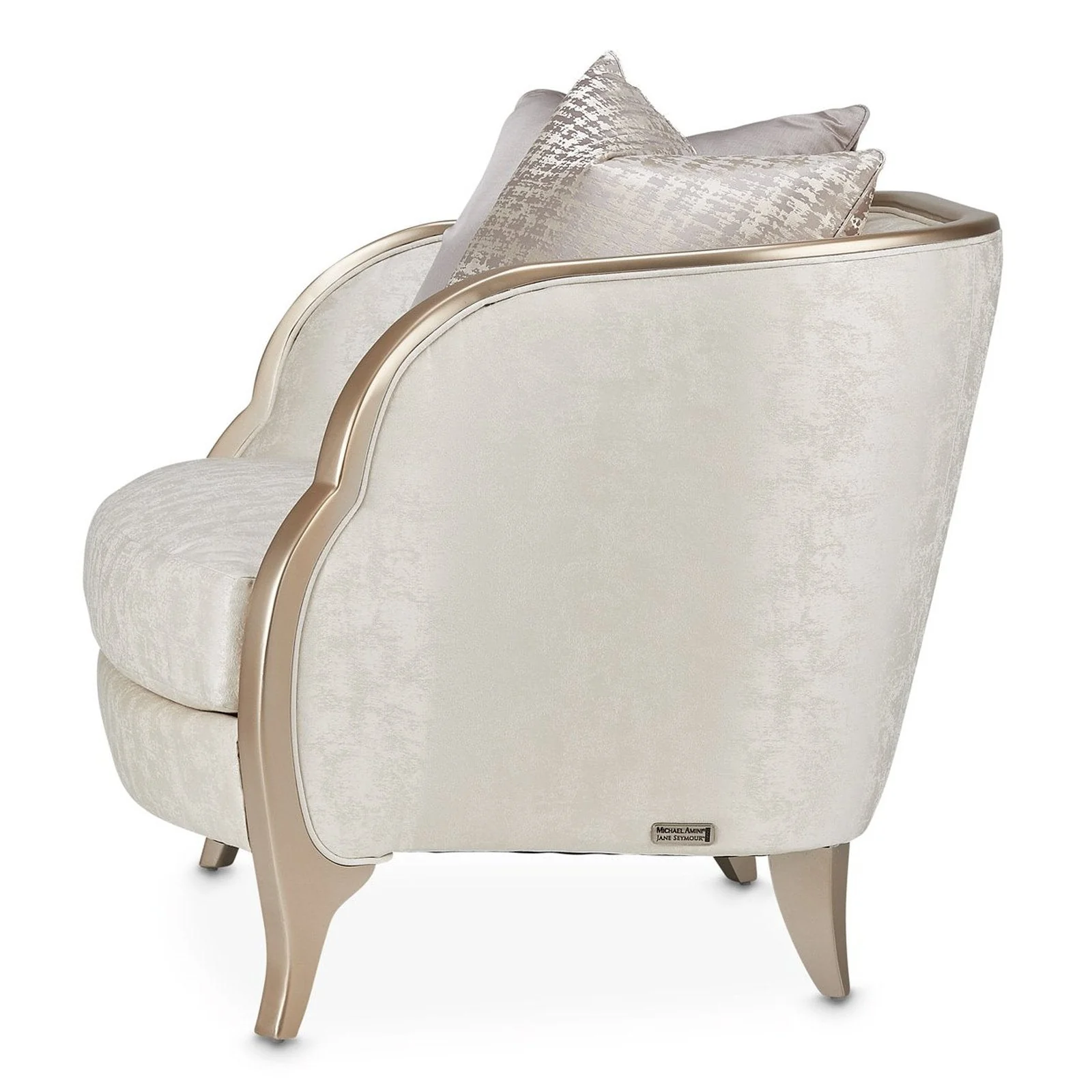 Michael Amini Malibu Crest & Half Accent Chair - Image 7