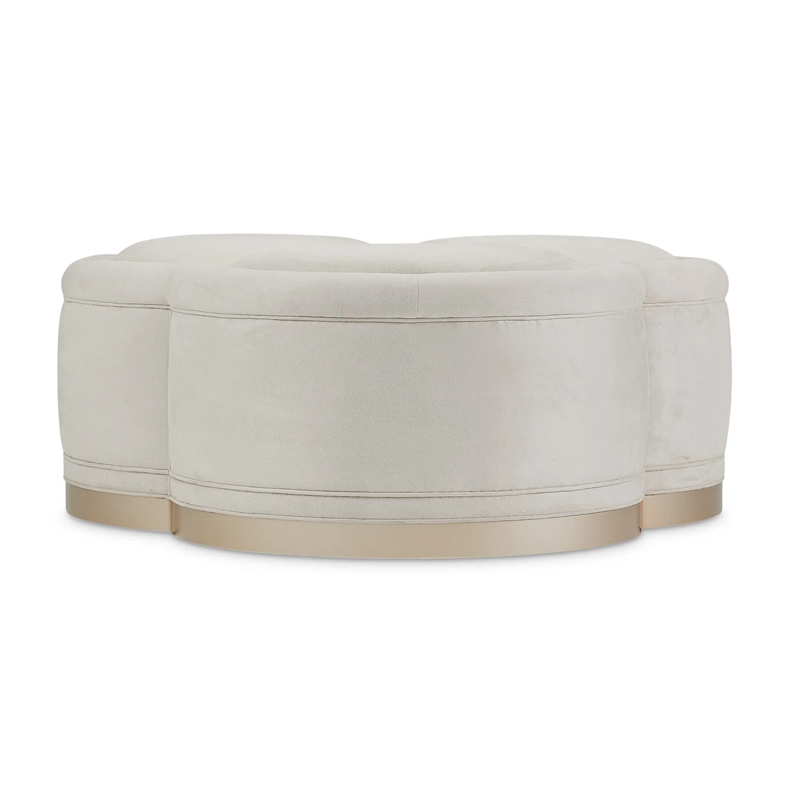 Michael Amini Malibu Crest Cocktail Ottoman - Image 4