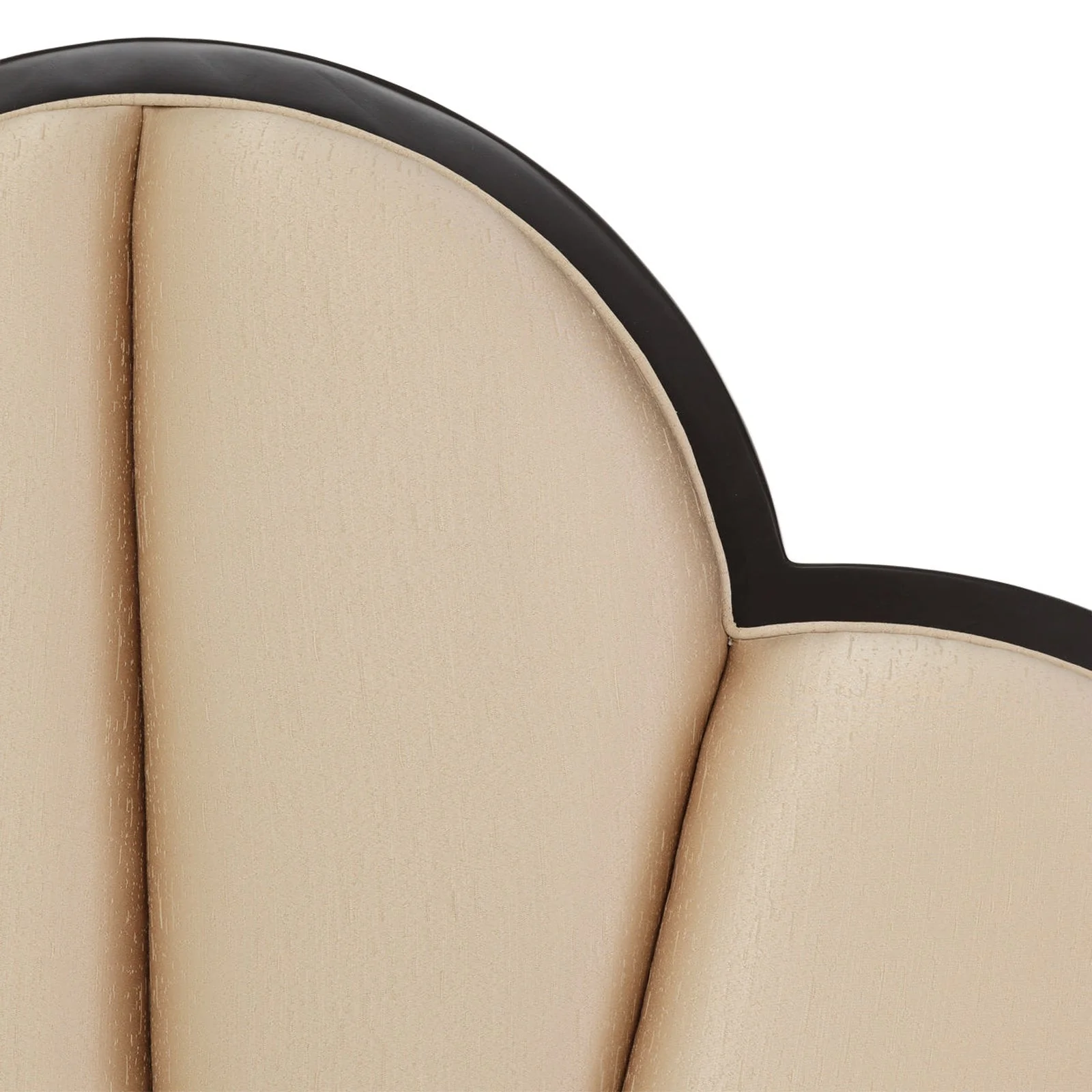 Michael Amini Malibu Crest Crotch Mahogany Scalloped Panel Bed - Image 8