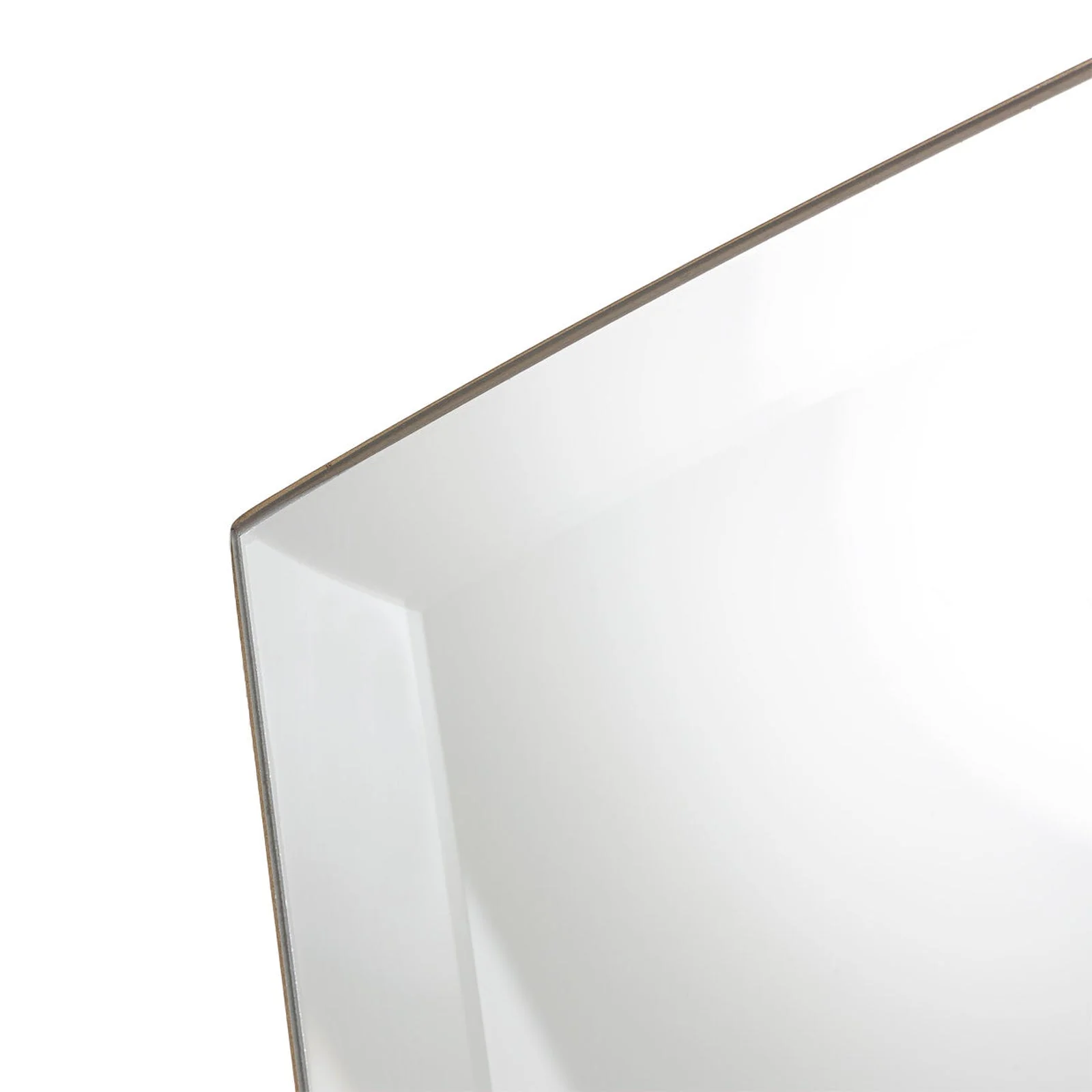 Michael Amini Malibu Crest Crotch Mahogany Vanity Mirror - Image 6