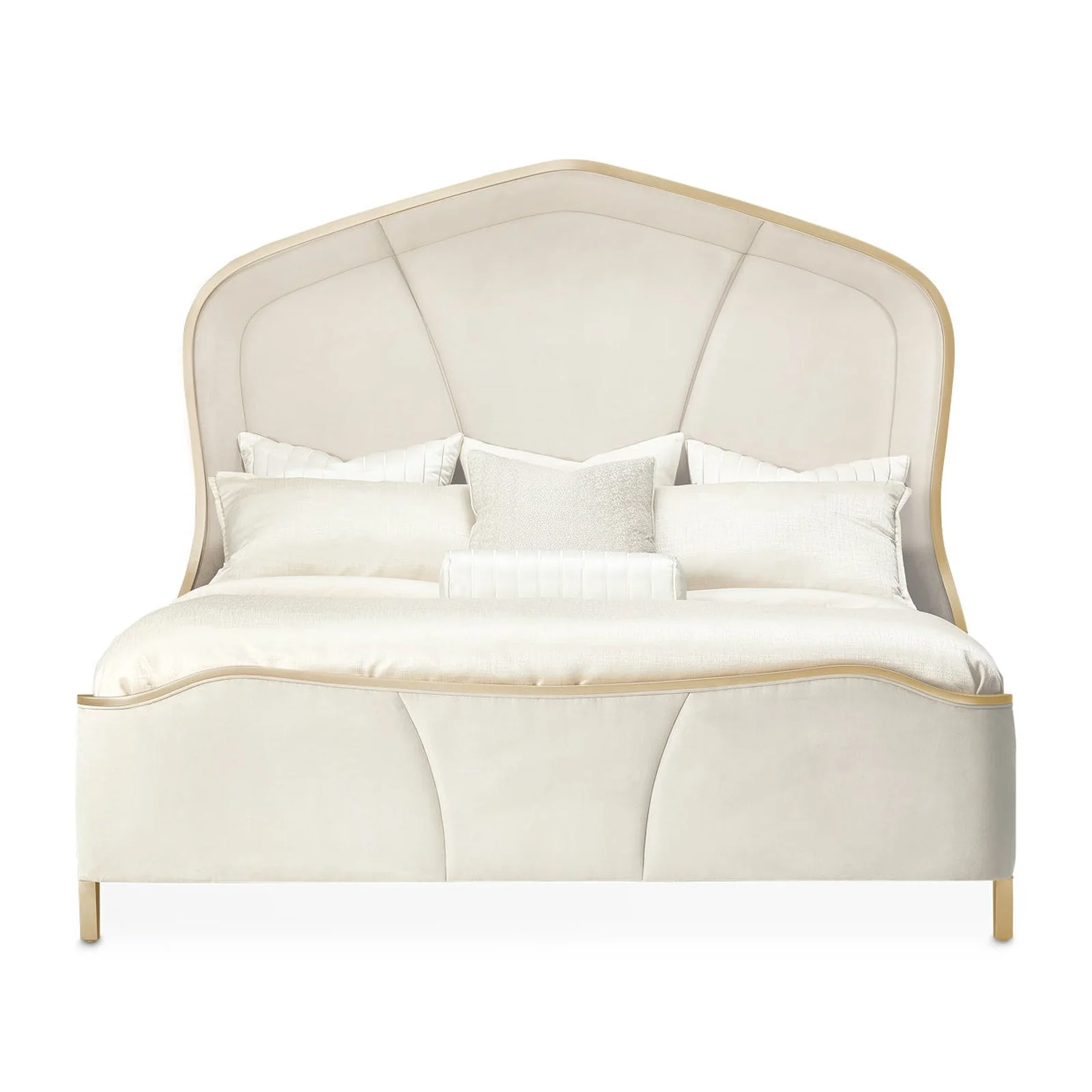 Michael Amini Malibu Crest Curved Panel Bed - Image 4