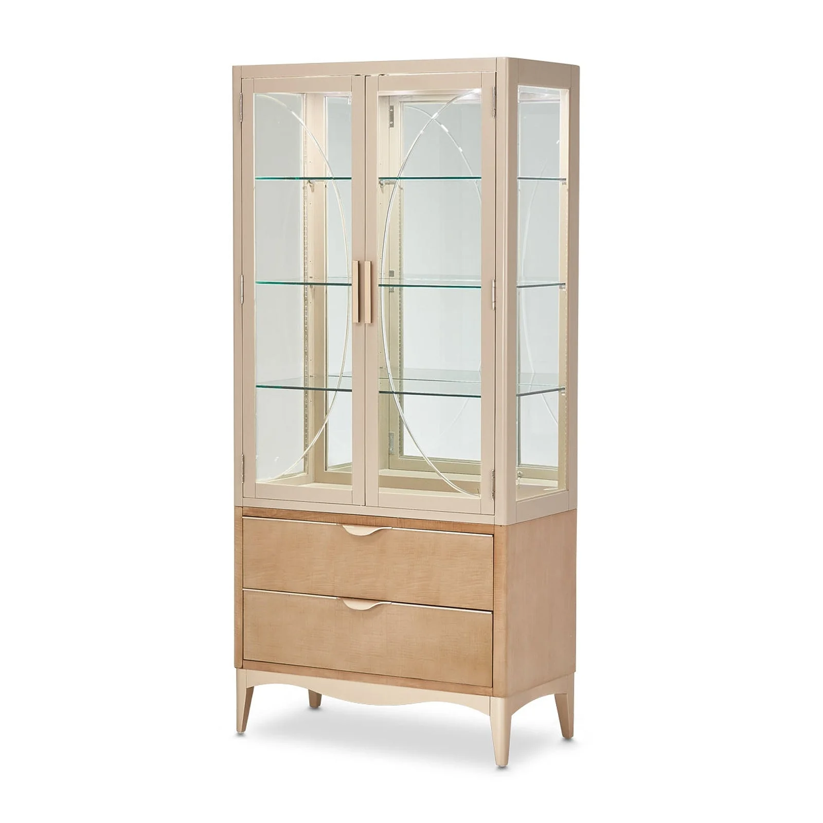 Michael Amini Malibu Crest Display Cabinet - Image 2