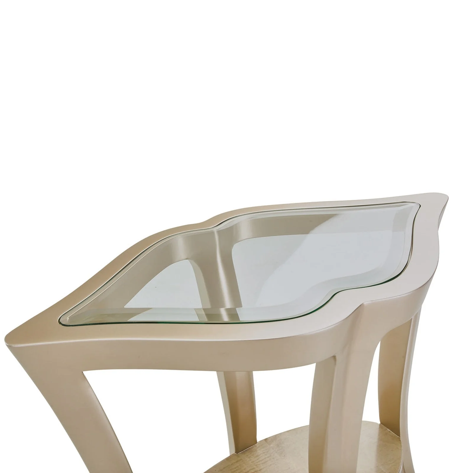 Michael Amini Malibu Crest Glass End Table - Image 10