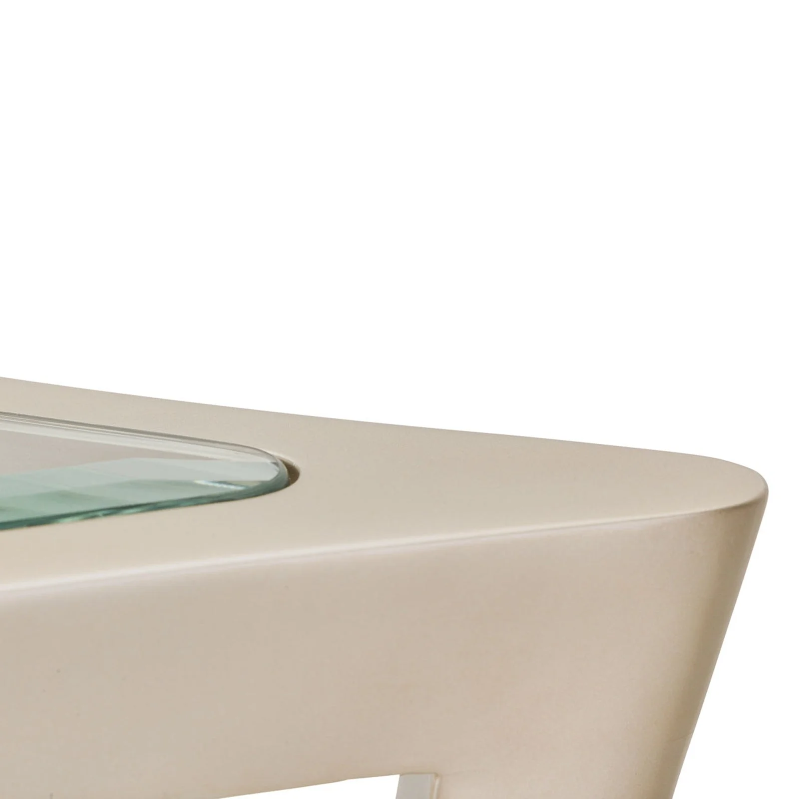 Michael Amini Malibu Crest Glass End Table - Image 12