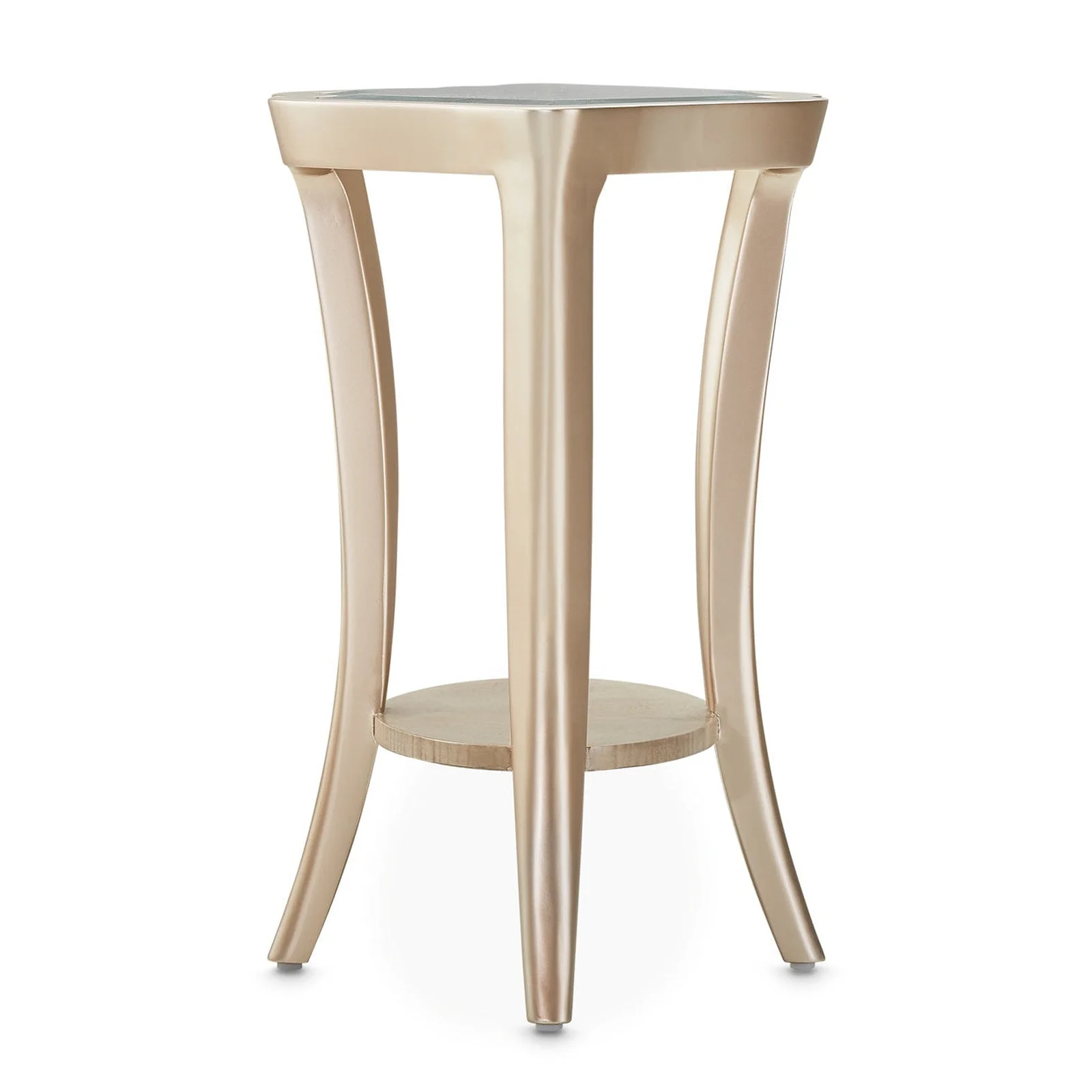 Michael Amini Malibu Crest Glass End Table - Image 5