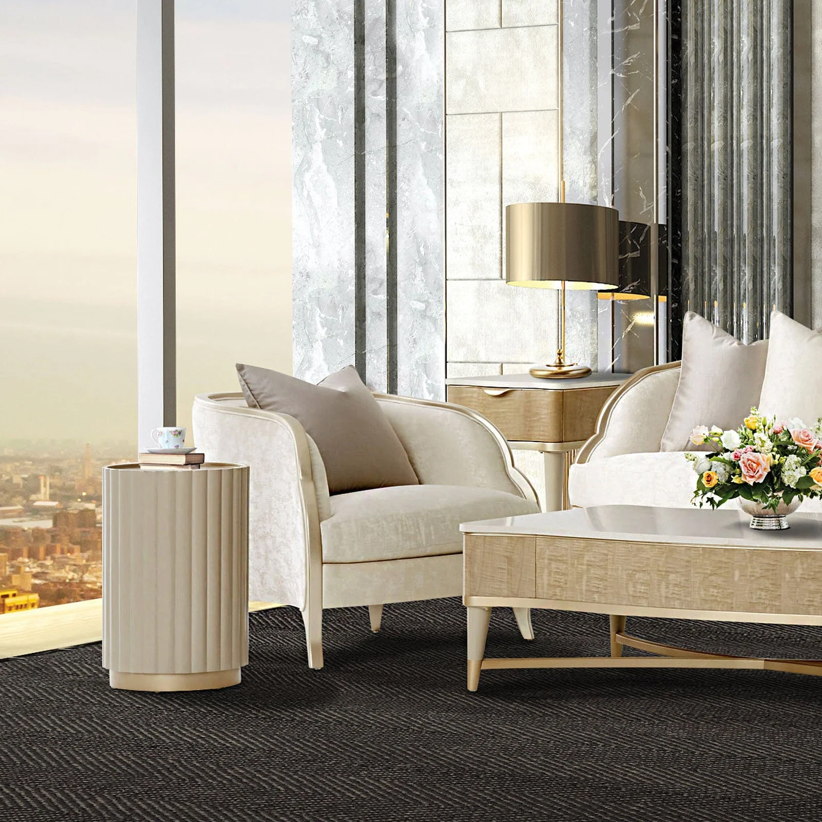 Michael Amini Malibu Crest Accent Chair - Image 2