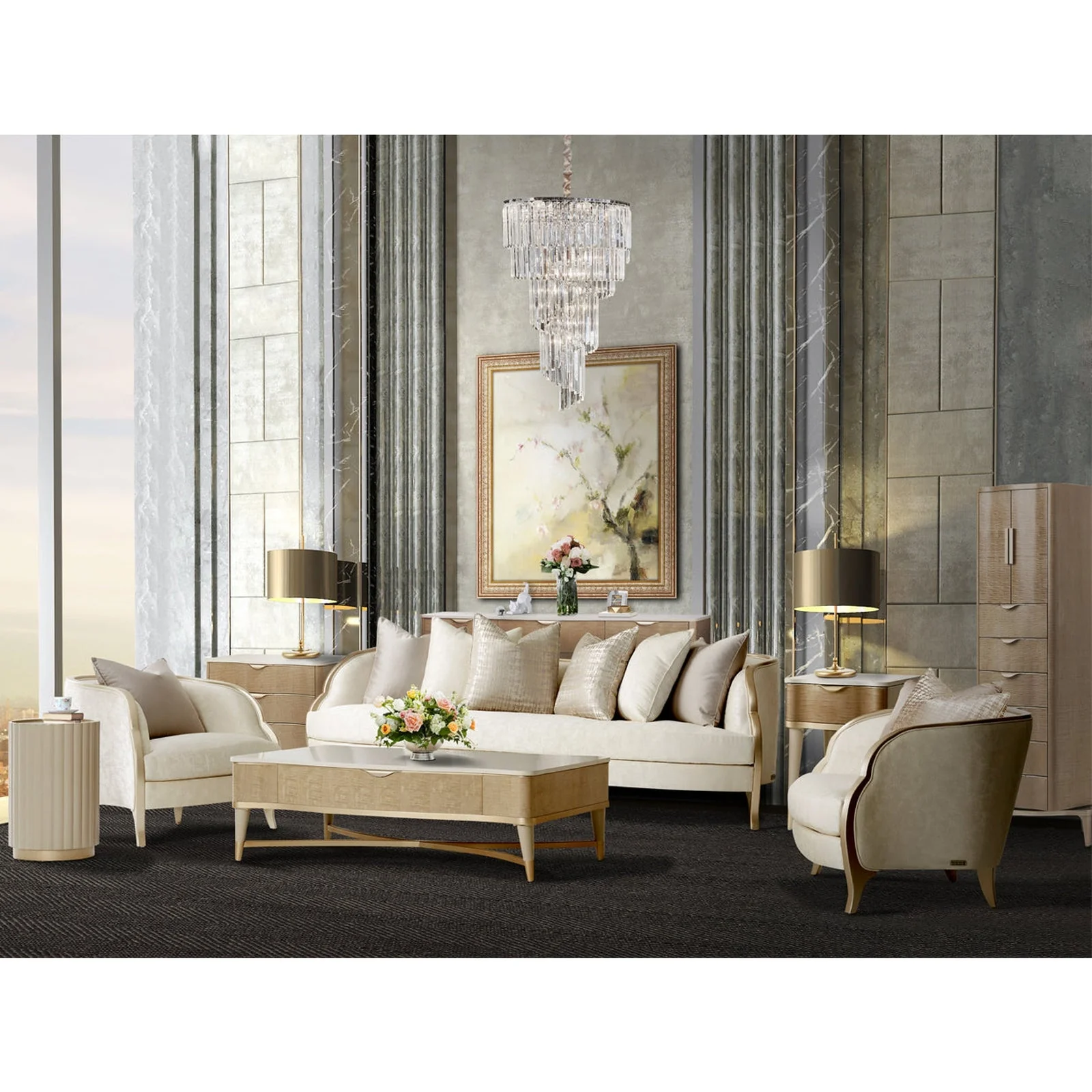 Michael Amini Malibu Crest Accent Chair - Image 3