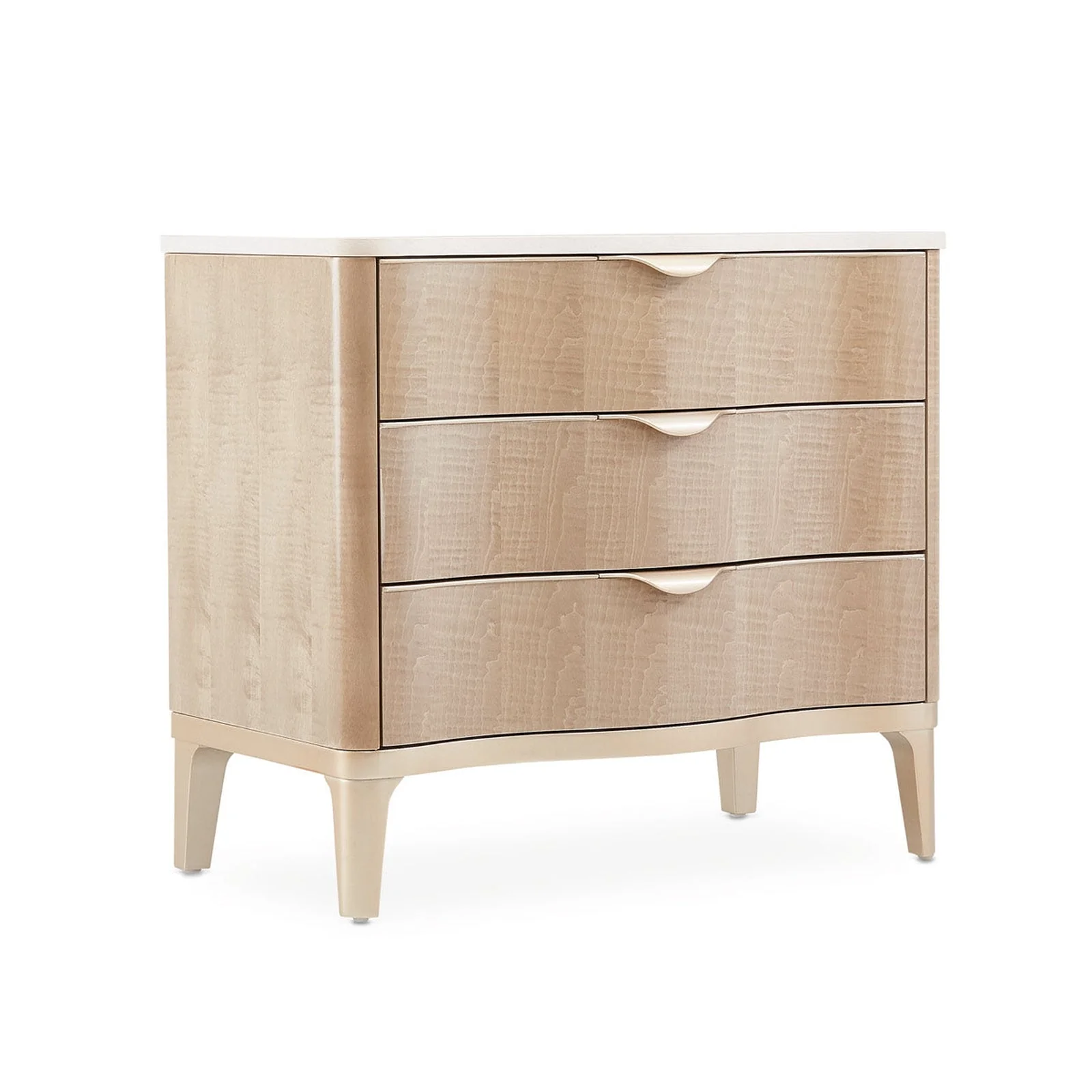 Michael Amini Malibu Crest 3 Drawer Nightstand - Image 7