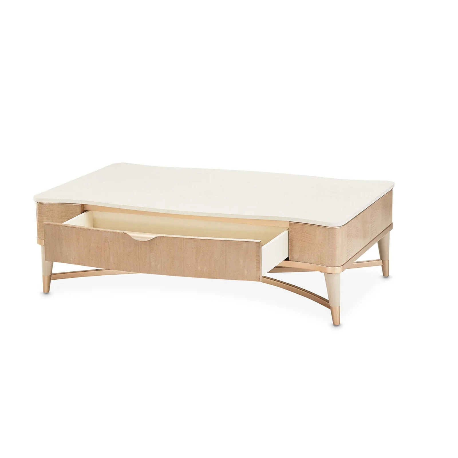 Michael Amini Malibu Crest Rectangular Cocktail Table - Image 10