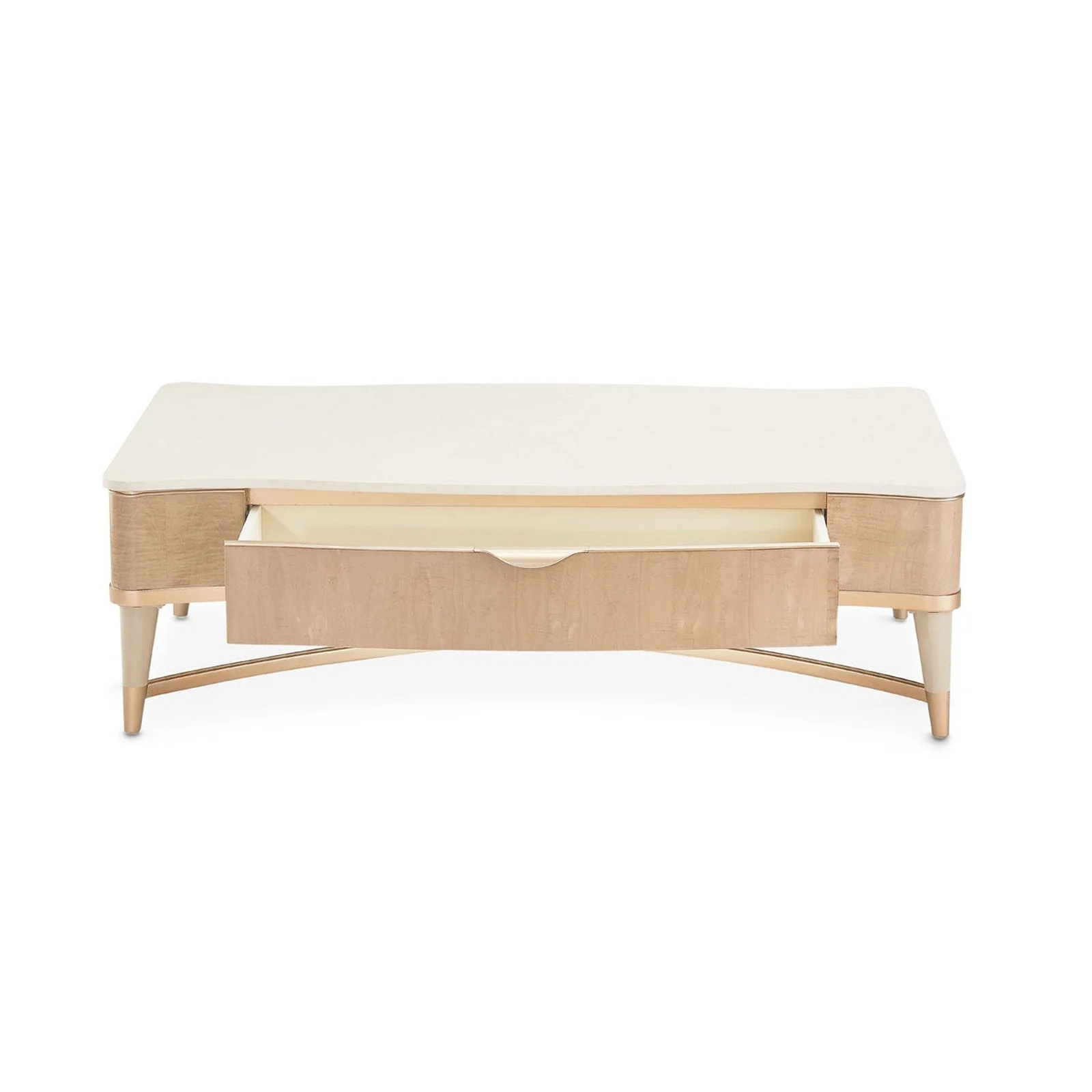 Michael Amini Malibu Crest Rectangular Cocktail Table - Image 11