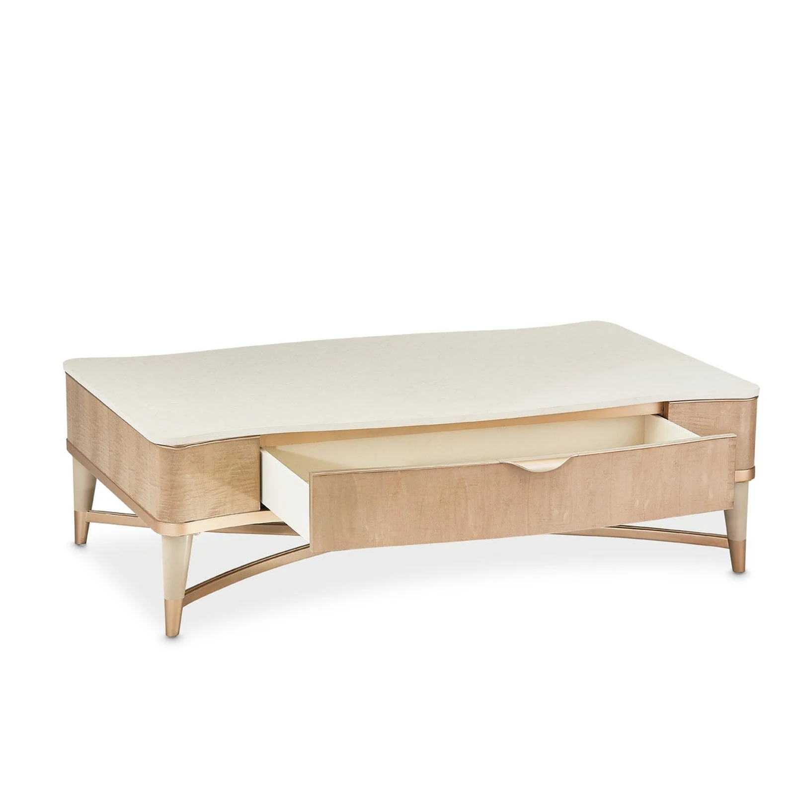 Michael Amini Malibu Crest Rectangular Cocktail Table - Image 12