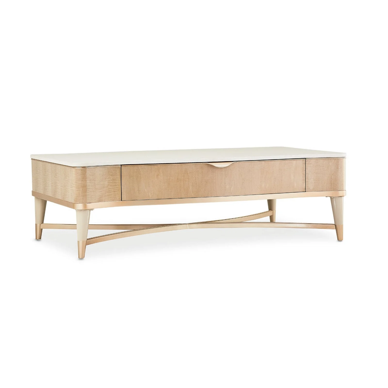 Michael Amini Malibu Crest Rectangular Cocktail Table - Image 6