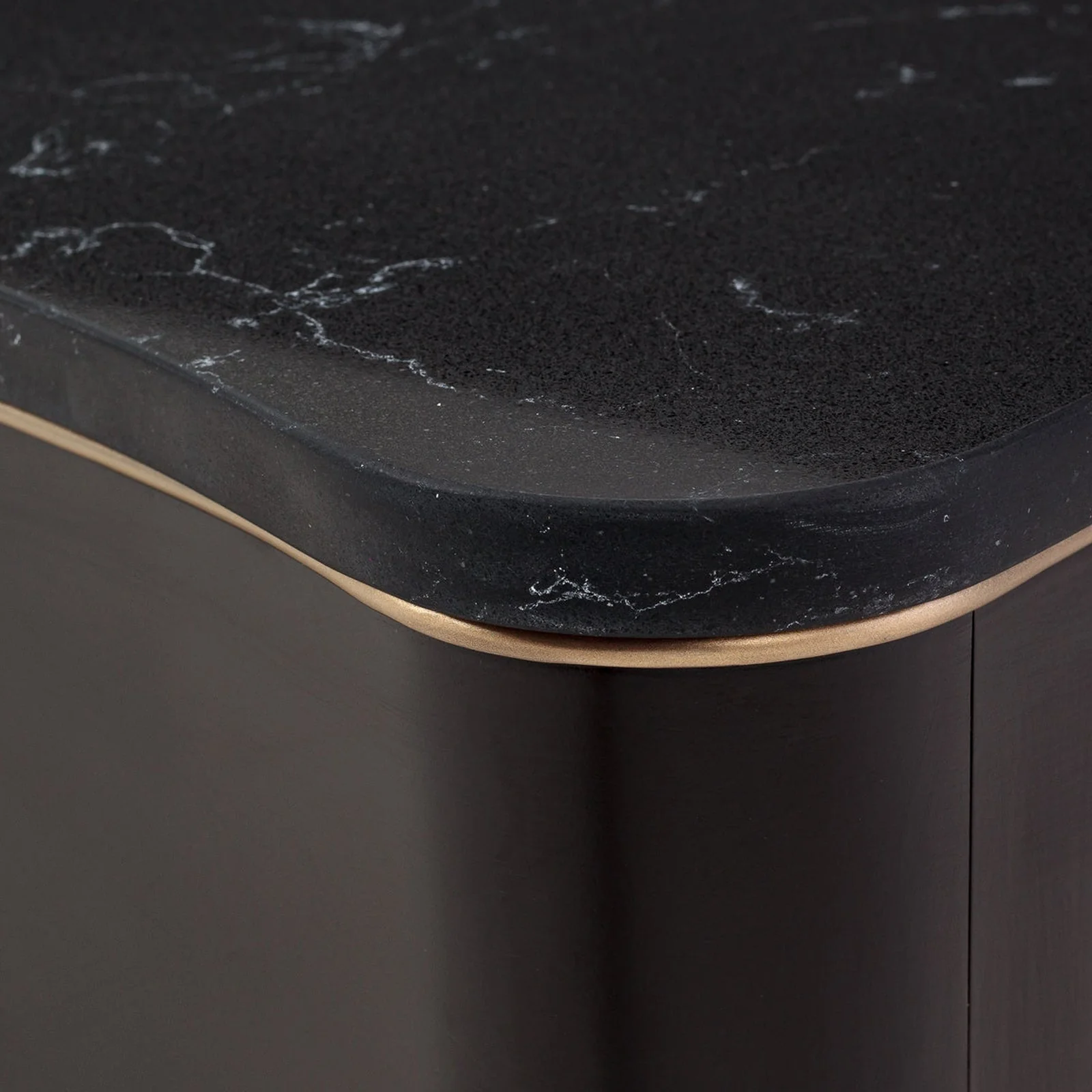 Michael Amini Malibu Crest Crotch Mahogany Rectangular Cocktail Table - Image 11