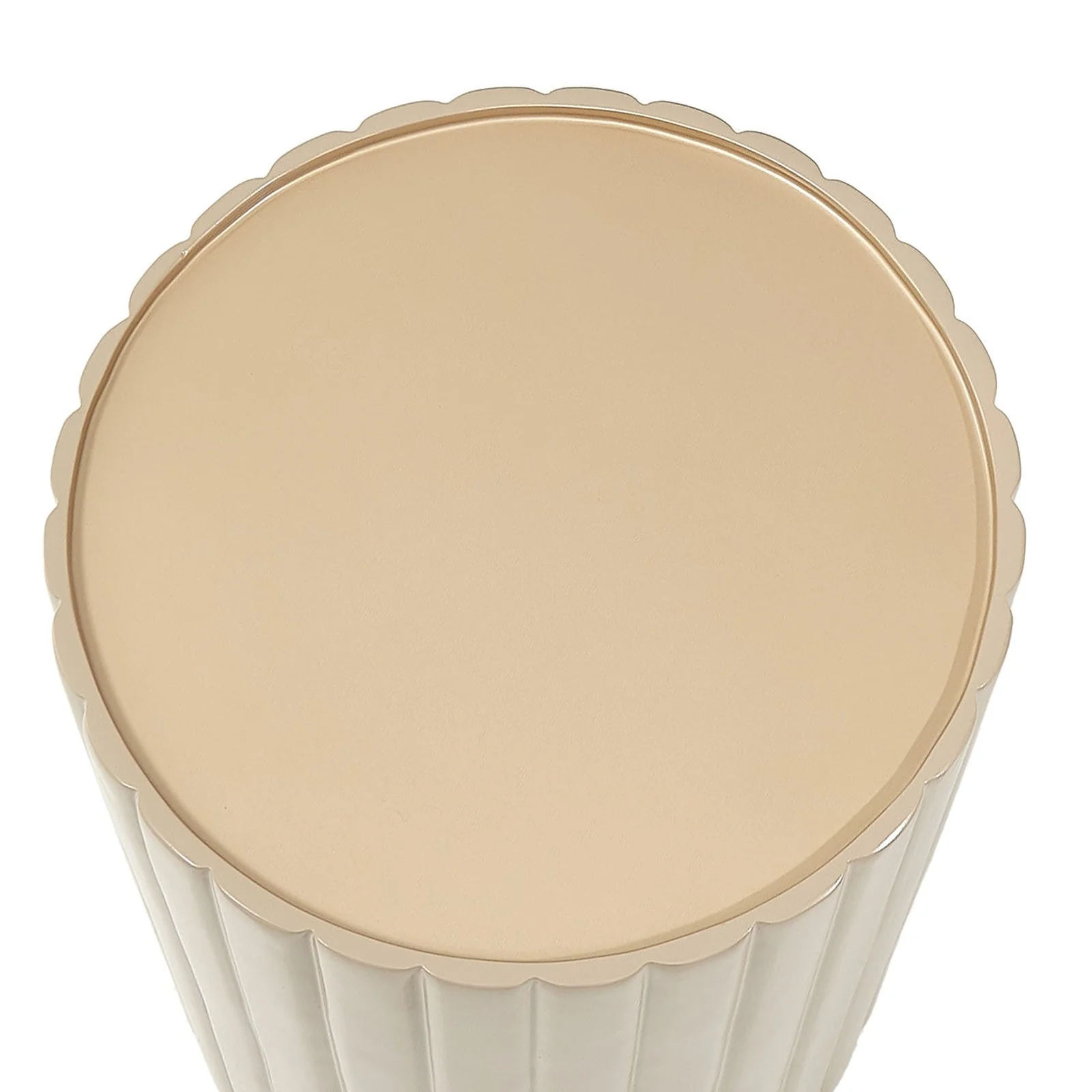 Michael Amini Malibu Crest Round Chairside Table - Image 4