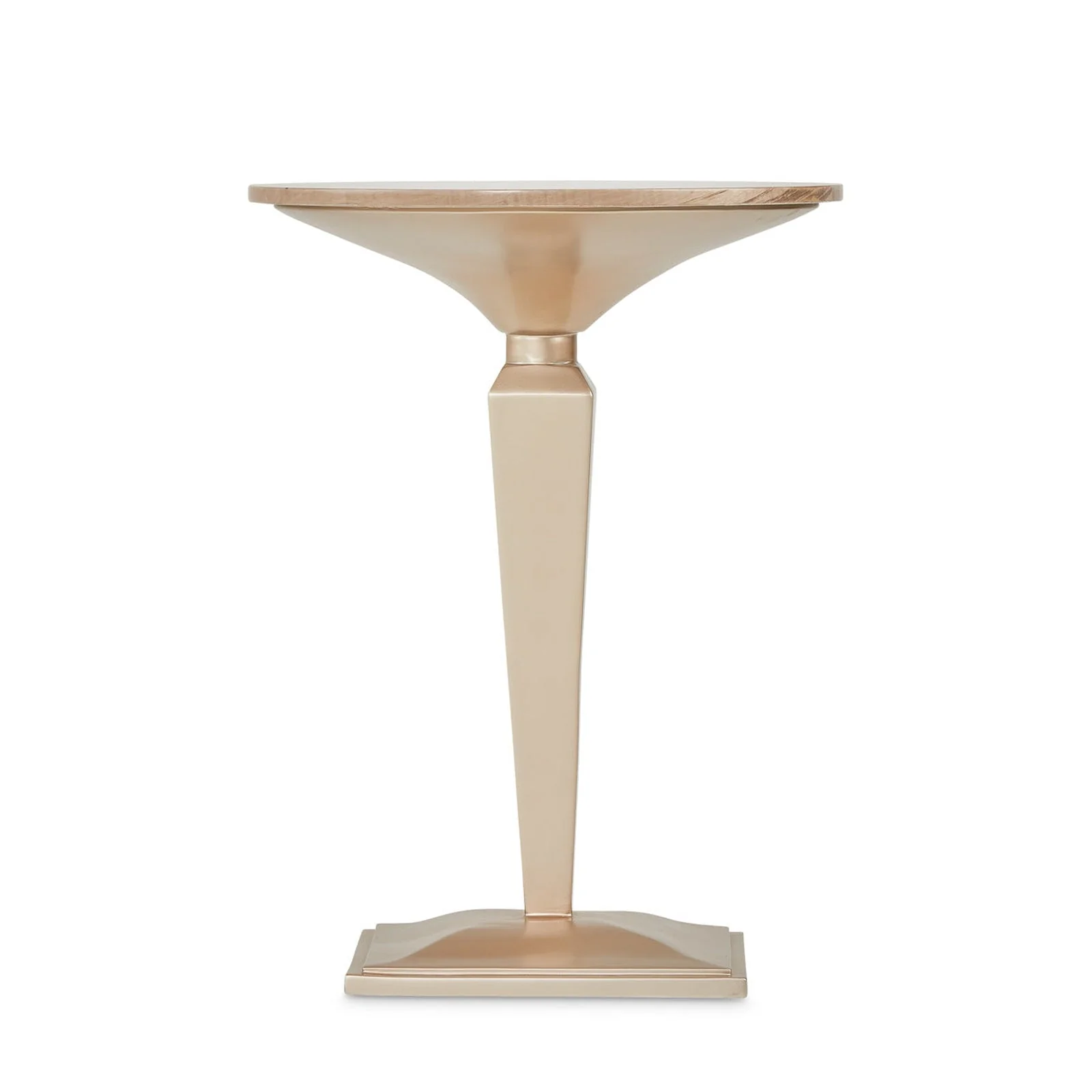 Michael Amini Malibu Crest Round Pedestal Tea Table - Image 3