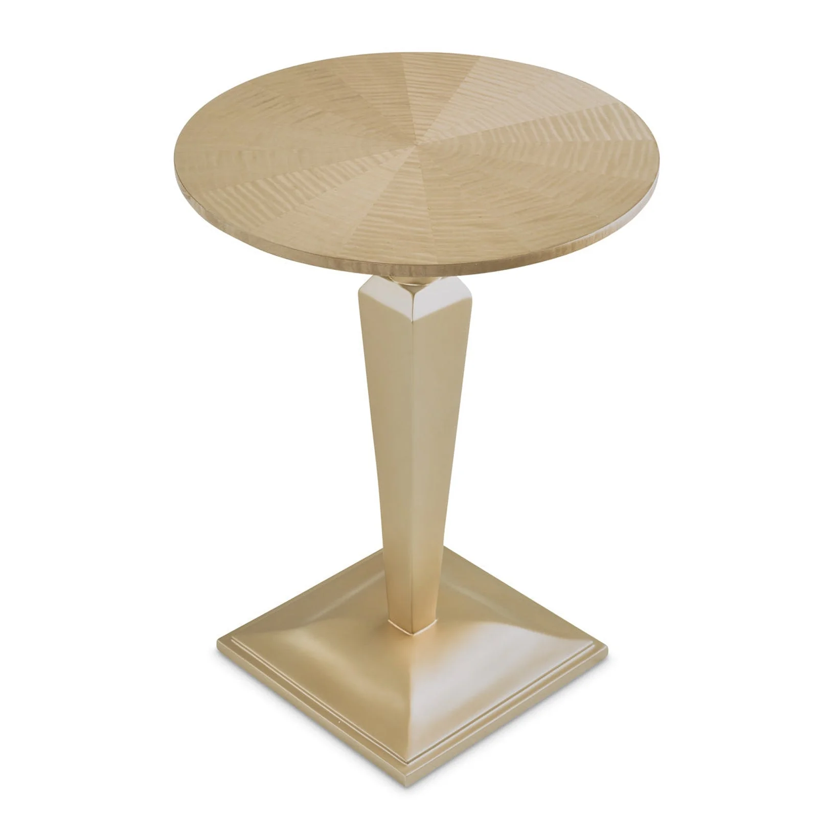 Michael Amini Malibu Crest Round Pedestal Tea Table - Image 5