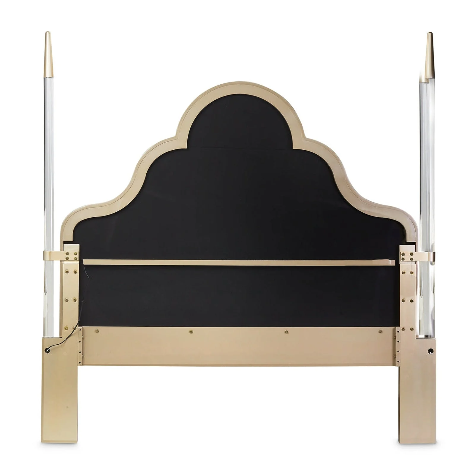 Michael Amini Malibu Crest Scalloped Poster Bed - Image 7